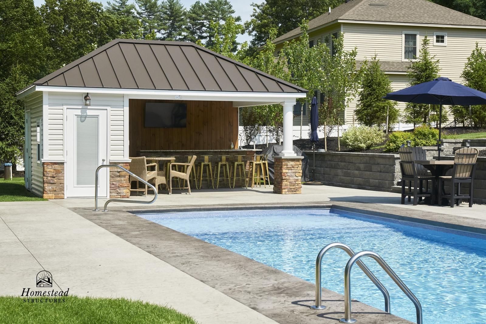 Eshoo Pool House in Saratoga Springs, NY Homestead Structures